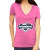 Tultex 214 - Ladies' Slim Fit Fine Jersey V-Neck Thumbnail
