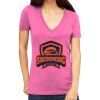 Tultex 214 - Ladies' Slim Fit Fine Jersey V-Neck Thumbnail