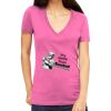 Tultex 214 - Ladies' Slim Fit Fine Jersey V-Neck Thumbnail