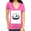 Tultex 214 - Ladies' Slim Fit Fine Jersey V-Neck Thumbnail