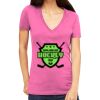 Tultex 214 - Ladies' Slim Fit Fine Jersey V-Neck Thumbnail