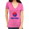 Tultex 214 - Ladies' Slim Fit Fine Jersey V-Neck Thumbnail