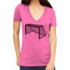 Tultex 214 - Ladies' Slim Fit Fine Jersey V-Neck Thumbnail