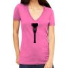 Tultex 214 - Ladies' Slim Fit Fine Jersey V-Neck Thumbnail