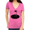 Tultex 214 - Ladies' Slim Fit Fine Jersey V-Neck Thumbnail