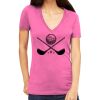 Tultex 214 - Ladies' Slim Fit Fine Jersey V-Neck Thumbnail