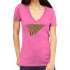 Tultex 214 - Ladies' Slim Fit Fine Jersey V-Neck Thumbnail
