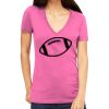 Tultex 214 - Ladies' Slim Fit Fine Jersey V-Neck Thumbnail
