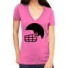Tultex 214 - Ladies' Slim Fit Fine Jersey V-Neck Thumbnail