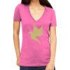 Tultex 214 - Ladies' Slim Fit Fine Jersey V-Neck Thumbnail
