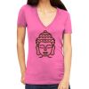Tultex 214 - Ladies' Slim Fit Fine Jersey V-Neck Thumbnail