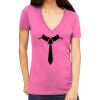 Tultex 214 - Ladies' Slim Fit Fine Jersey V-Neck Thumbnail