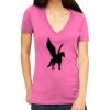 Tultex 214 - Ladies' Slim Fit Fine Jersey V-Neck Thumbnail