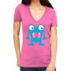 Tultex 214 - Ladies' Slim Fit Fine Jersey V-Neck Thumbnail