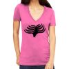 Tultex 214 - Ladies' Slim Fit Fine Jersey V-Neck Thumbnail