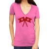 Tultex 214 - Ladies' Slim Fit Fine Jersey V-Neck Thumbnail