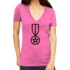 Tultex 214 - Ladies' Slim Fit Fine Jersey V-Neck Thumbnail