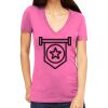 Tultex 214 - Ladies' Slim Fit Fine Jersey V-Neck Thumbnail