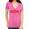 Tultex 214 - Ladies' Slim Fit Fine Jersey V-Neck Thumbnail