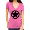 Tultex 214 - Ladies' Slim Fit Fine Jersey V-Neck Thumbnail