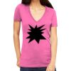 Tultex 214 - Ladies' Slim Fit Fine Jersey V-Neck Thumbnail