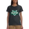 Gildan 100% Cotton Ladies T-Shirt Thumbnail