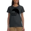 Gildan 100% Cotton Ladies T-Shirt Thumbnail